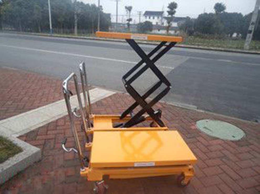 TF35S double scissor portable manual lifting table